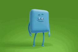 Animated Blue Chip Dancing GIF