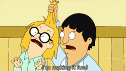 Animated Bob Burger's Pull Hair GIF