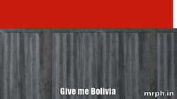 Animated Bolivia Football With Flag