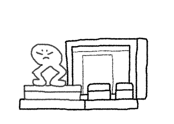 Animated Broken Person With No Hands GIF