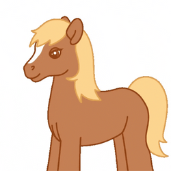 Animated Brown Pony Really GIF