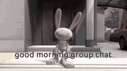 Animated Bunny Dancing Good Morning Team