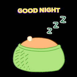 Animated Bunny Hides Head Good Night GIF