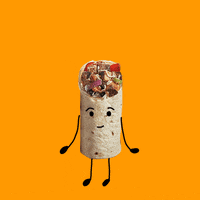 Animated Burrito Happy Yes