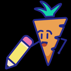 Animated Carrot Noted GIF