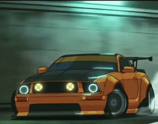 Animated Cars Transition Drift Cars GIF