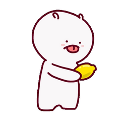 Animated Cartoon Licking Lemon GIF