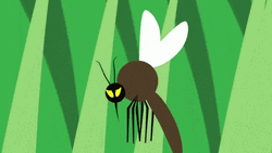Animated Cartoon Mosquito  GIF