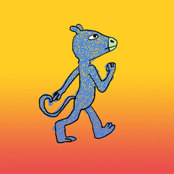 Animated Cheetah Walking Fast Embracing Rush GIF