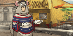 Animated Chinchilla Mascot Damnit GIF