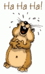 Animated Chipmunk Laughing Out Loud GIF