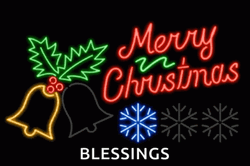 Animated Christmas Greeting Christmas Blessings GIF