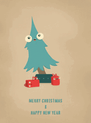 Animated Christmas Tree Dancing GIF