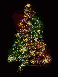 Animated Christmas Tree Of Light GIF