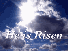 Animated Clouds Covering Sun He Has Risen GIF
