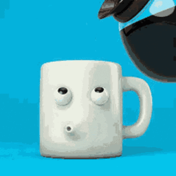 Animated Coffee Cup And Its Different Emotions