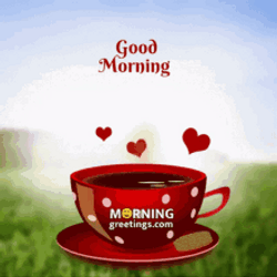 Animated Coffee Good Morning Lovely Day GIF
