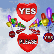 Animated Colorful Balloons Yes Yes Yes  GIF