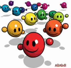 Animated Colorful Bouncing Emoji  GIF