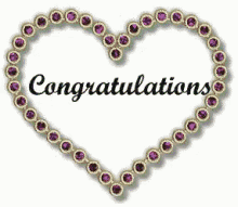 Animated Congratulations Heart Love GIF