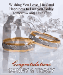 Animated Congratulations Newly Wed Ring GIF