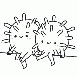 Animated Couple Covid Meme GIF