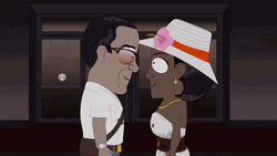 Animated Couple Hugs And Kisses GIF