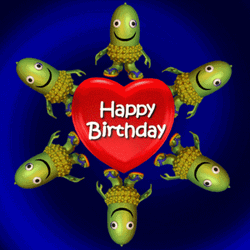 Animated Cucumber Funny Happy Birthday Meme GIF