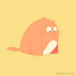 Animated Cute Cat With Laser Pointer GIF