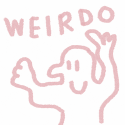 Animated Cute Ghost Weirdo Freak GIF