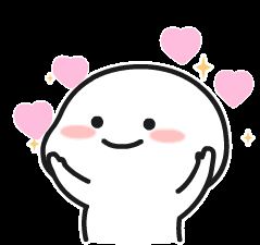 Animated Cute Quby Sending Hearts Sticker GIF