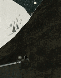 Animated Dark Train Tunnel  GIF