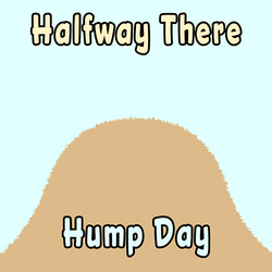 Animated Dog Half Way There Hump Day GIF