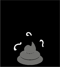 Animated Dog Poop Being Picked Up GIF