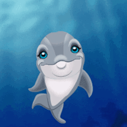 Animated Dolphin Happy Dance GIF