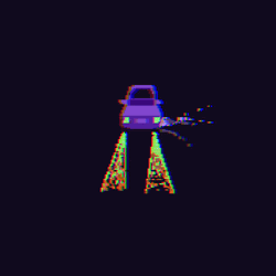 Animated Drifting Car GIF