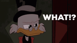 Animated Duck Tales Scrooge Mcduck Surprised What No