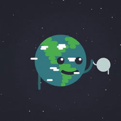 Animated Earth Rotation GIF
