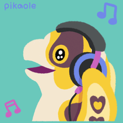 Animated Eel Listening Music GIF