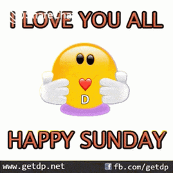 Animated Emoji Blow Kiss Happy Sunday GIF