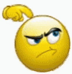 Animated Emoji Scratching GIF