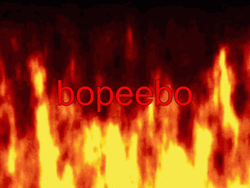 Animated Fire Bopeebo GIF