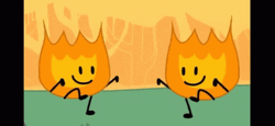 Animated Fire Dancing Cartoon GIF
