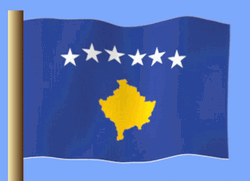 Animated Flag Of Kosovo GIF