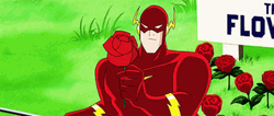 Animated Flash Epic Sniffing Picked Flowers GIF