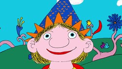 Animated Frog Rainbow Themed Party  GIF