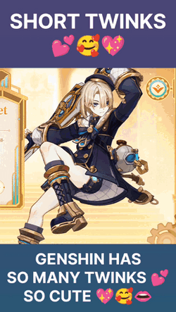 Animated Genshin Has So Many Twinks GIF