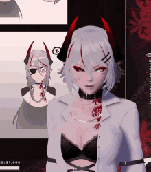 Animated Girl Hot Flipping Off GIF