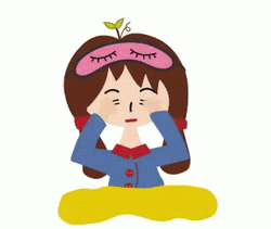 Animated Girl Woke Up Hello Sunshine GIF