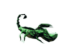 Animated Glitch Scorpion  GIF